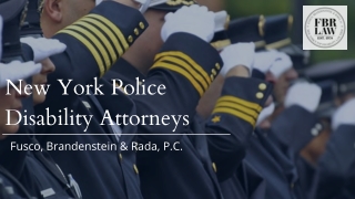 New York Police Disability Attorneys