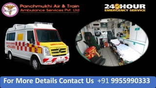 Receive the Admirable Ambulance Service in Udaipur with Medicinal Support