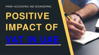 Positive Impact of VAT in UAE