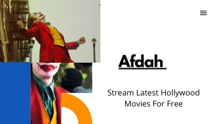 Watch Latest Afdah Movies Online in HD