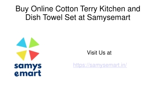 Buy Online Cotton Terry kitchen and Dish Towel set 8 pack Ribbed Beige