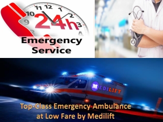 Conduct Medilift ICU Support Ambulance Service in Gaya and Darbhanga