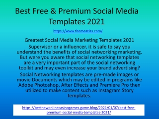 Best Free & Premium Social Media Templates 2021