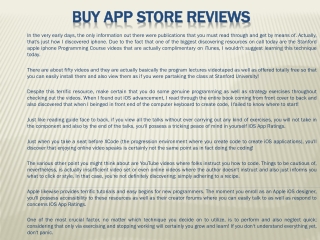 Buy App Store Ratings