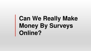 Online Surveys to Win Freebies