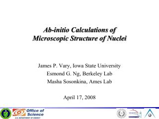 Ab-initio Calculations of Microscopic Structure of Nuclei