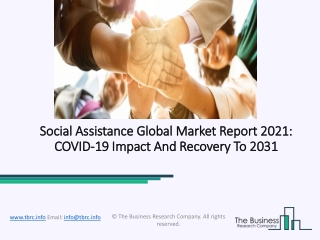 Global Social Assistance Market Competitive Strategies And Forecasts To 2031