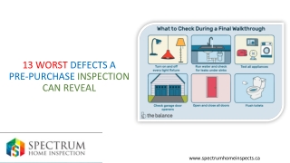 13 Worst Defects a Pre-Purchase Inspection Can Reveal