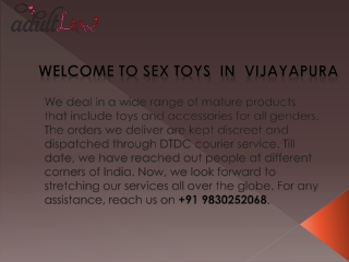 ADULT  TOYS  IN  VIJAYAPURA