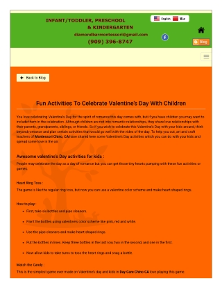 Fun Activities to Celebrate Valentine’s Day with Children