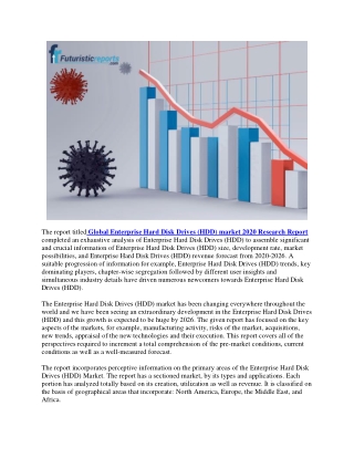 The report titled Global Enterprise Hard Disk Drives