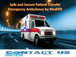 Utilize Prominent Emergency Ambulance Service in Katihar and Madhubani