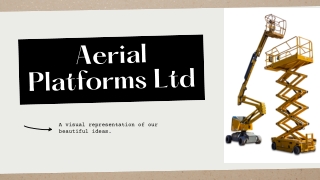Elevated Platform Hire