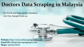 Doctors Data Scraping in Malaysia