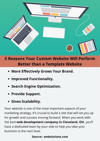 5 Reasons Your Custom Website Will Perform Better than a Template Website