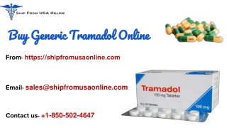 Buy Generic Tramadol Online | Order Tramadol without prescription