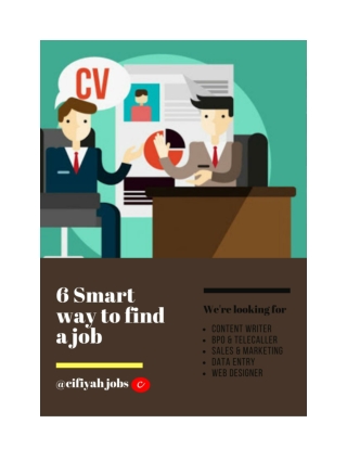 6 Smarter way to find a job every job Seeker must know