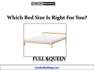 Which Bed Size Is Right For You?