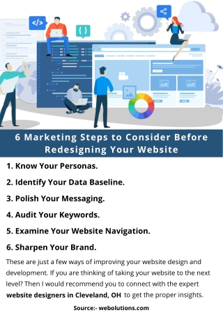 6 Marketing Steps to Consider Before Redesigning Your Website