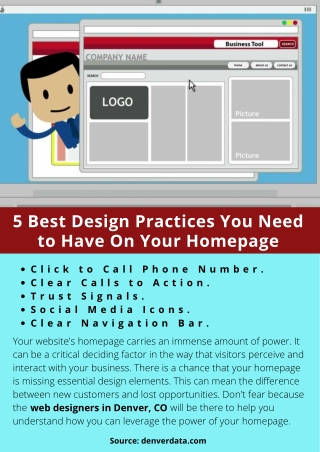 5 Best Design Practices You Need to Have On Your Homepage