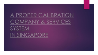 CALIBRATION COMPANY & SERVICES SYSTEMIN SINGAPORE