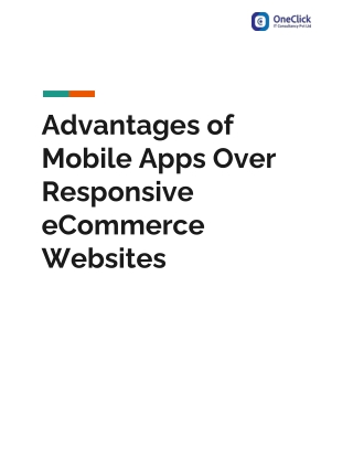 9 Advantages of Mobile Apps Over Responsive eCommerce Websites