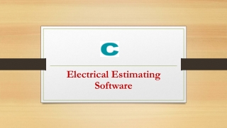 What is Electrical Estimating Software, Its Trends and Benefits?