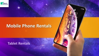 Find the Mobile Phone Rentals