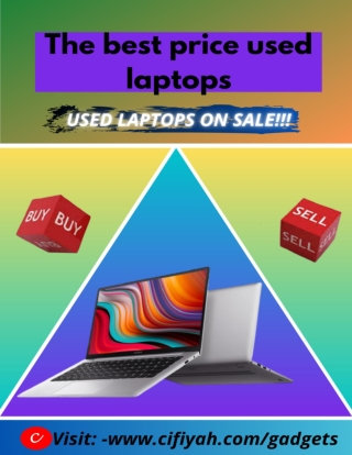 Buy or sell used laptops at the best price