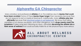 Alpharetta GA Chiropractor