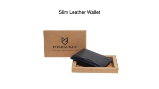 Slim Leather Wallet