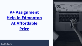 A  Assignment Help In Edmonton At Affordable Price