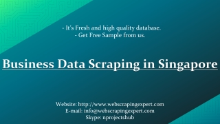 Business Data Scraping in Singapore