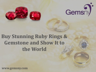 Buy Stunning Ruby Rings & Gemstone