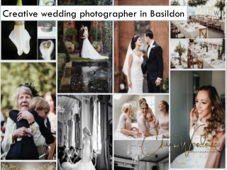 Creative wedding photographer in Basildon