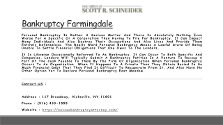 Bankruptcy Farmingdale