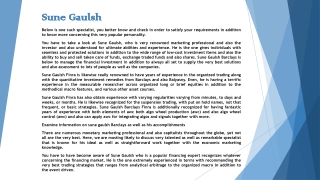 Sune Gaulsh Barclays