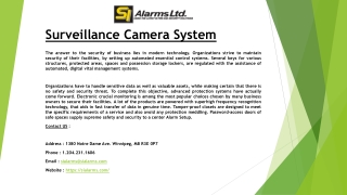 Surveillance Camera System