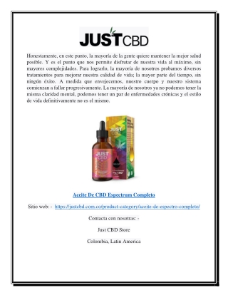 Compra aceite de CBD de espectro completo