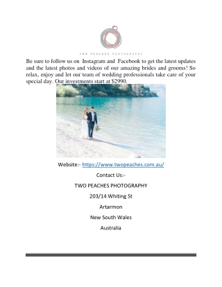 Wedding Photographers & Photography in Sydney