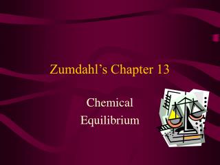 Zumdahl’s Chapter 13