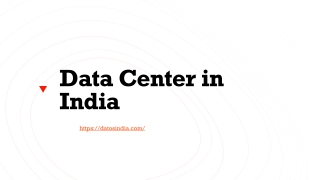 Data Center in India