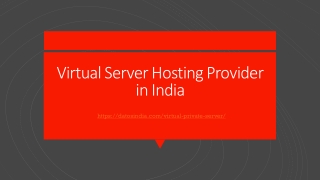 Virtual Server Hosting Provider in India