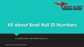 Top 10 things to know about Boat HIN Numbers