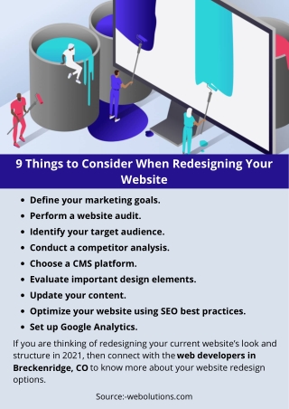 9 Things to Consider When Redesigning Your Website