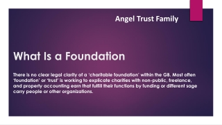 what is a foundation?