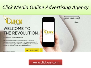 Top Advertising Platform Click Media in UAE