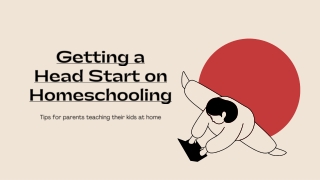 Getting a head start on homeschooling