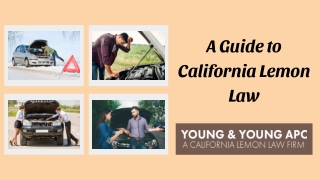 A Guide to California Lemon Law