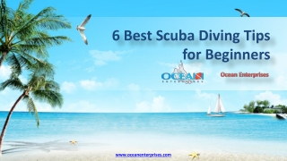 6 Best Scuba Diving Tips for Beginners - Ocean Enterprises